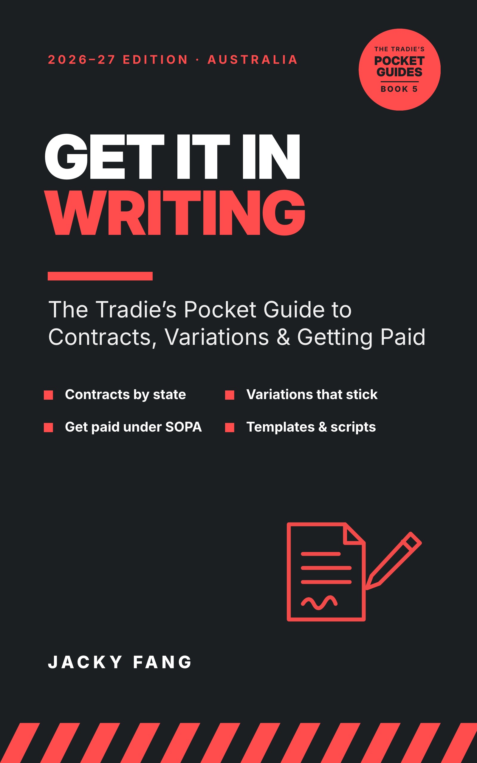 Cover of Get It in Writing by Jacky Fang